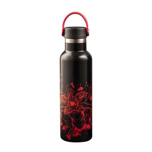 Termos cu efect de lumina Bialetti Stranger Things, 600 ml, inox, argintiu - Img 2