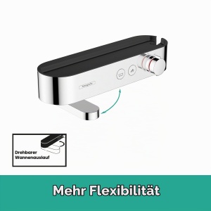 Termostat de baie hansgrohe ShowerTablet Select, cu siguranta la 40C, crom - Img 2