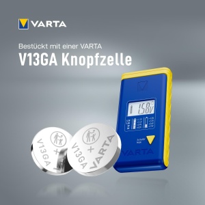 Tester de baterii VARTA LCD pentru AAAAACD9V si Knopfzellen, cu 2x LR44 - Img 4