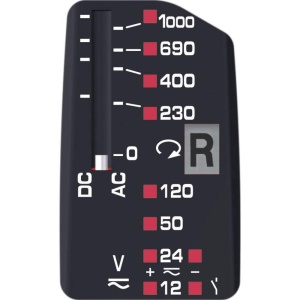 Tester de tensiune BENNING DUSPOL 12V - 1000V ACDC, 2-polig, IP65 - Img 2