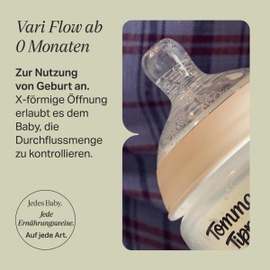 Tetina Tommee Tippee Natural Start Anti-Colici Debit Variabil Set 2 Bucati Silicon Moale - Img 3