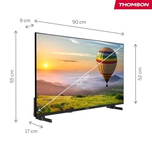 Thomson 40" (100 cm) FHD Smart TV, Wi-Fi, Control vocal, HDR10, Dolby Audio, Tuner triplu (cablu/satelit/antena), HDMI, USB, Netflix, YouTube, Prime Video, Disney+ - 40FT2S35 - Img 2