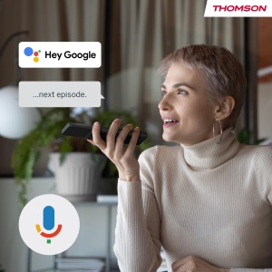 Thomson 55 Zoll (139cm) QLED Plus Google Smart TV, Wi-Fi, Dolby Audio, Bluetooth 5.1, Triple-Tuner (Kabel/Satellit/Antenne), HDMI, CI+, Panou A+ - 55QG6C14 - Img 10