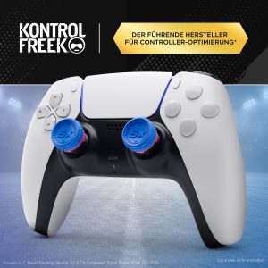 Thumbsticks KontrolFreek Precision Football Danny Aarons Edition PS4PS5, AlbastruRoz - Img 2