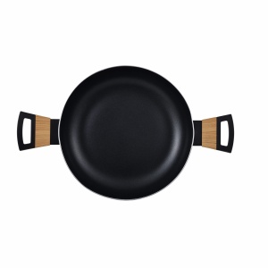 Tigaie BERGNER Earth Black 20 cm din aluminiu cu manere ergonomice, gri - Img 2