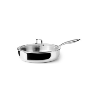 Tigaie cu capac IBILI 653028, 28 cm, inox, inductie