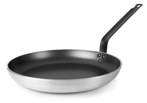 Tigaie din aluminiu Lacor Dynamic, 16 cm, rezistenta la zgarieturi, neagra