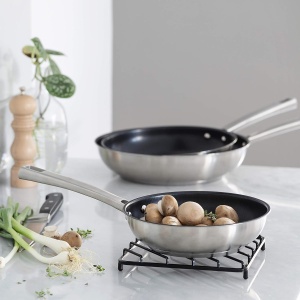 Tigaie din inox Lacor 20 cm, antiaderenta, pentru toate tipurile de plite - Img 5