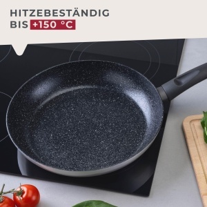 Tigaie Fackelmann Essential Crisp 28 cm Negru Antiaderenta Ceramica - Img 4