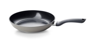 Tigaie Fissler Essential 24 cm, aluminiu reciclat, antiaderenta, culoare gri-negru
