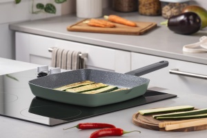 Tigaie grill Fackelmann Balance 28x28 cm aluminiu reciclat ceramica compatibila inductie - Img 3