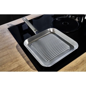 Tigaie Grill ZWILLING Plus 24 cm, inox, pentru toate tipurile de plite - Img 3
