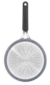 Tigaie Lagostina Tempra Mineral, 20 cm, design piatra, maner din silicon - Img 3