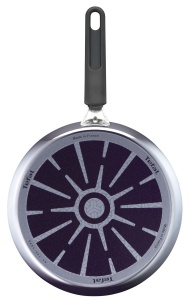 Tigaie pentru clatite Tefal Resist 25 cm, antiaderenta, neagra - Img 3
