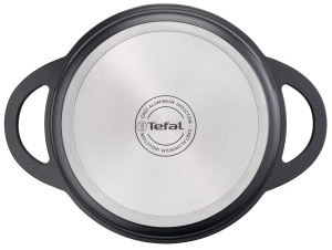 Tigaie pentru gatit Tefal Trattoria 24 cm, aluminiu, antiaderent, neagra - Img 3