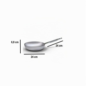 Tigaie profesionala Ballarini, aluminiu, 24 cm, gri - Img 4