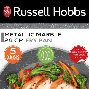 Tigaie Russell Hobbs RH02799EU7 Metallic Marble 24 cm Antiaderenta Compatibila Inductie - Img 3