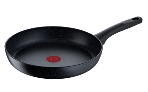 Tigaie Tefal Black Stone 28 cm, Antiaderenta Mineralia, Inductie, Neagra