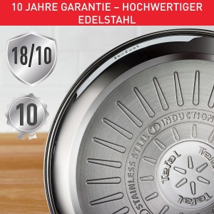 Tigaie Tefal Infinite 28 cm din otel inoxidabil, antiaderenta, cu indicator de temperatura - Img 4