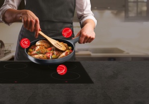 Tigaie Tefal Trattoria Pro 24 cm Aluguss Antiaderenta Titanium 2x Negru - Img 4