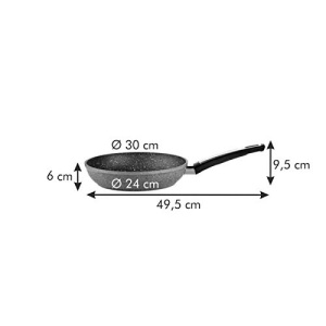 Tigaie Tescoma i-PREMIUM Stone 30 cm, Antiadherenta, Potrivita pentru toate tipurile de plite - Img 7