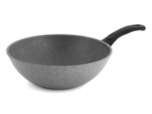 Tigaie wok Zwilling Ballarini Cortina Granitium, 28 cm, antiaderenta, pentru inductie