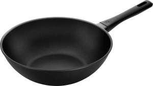 Tigaie wok ZWILLING Shine, 30 cm, aluminiu, antiaderenta, negru