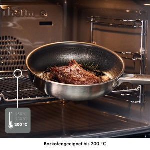 Tigaie ZWILLING Joy Plus 28 cm otel inoxidabil antiaderenta compatibila inductie - Img 5