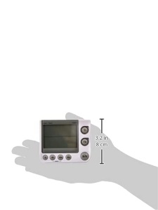Timer digital TFA Dostmann 38.2025, functie memorie, LED, alb - Img 2