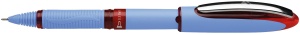 Tintenroller Schneider One Hybrid N 03, 0,3 mm, rosu, cu clip metalic - Img 4