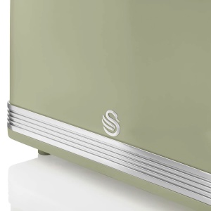 Toaster 2 felii Swan Retro ST19010GNEU, 815W, 6 trepte, Verde - Img 6