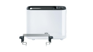 Toaster Braun HT 3010 WH, 7 Rostgrade, Culoare Alba, Cu Functie De Incalzire - Img 2