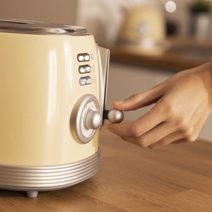 Toaster Cecotec ToastTaste 800 Vintage, 850W, 2 felii, Galben - Img 7