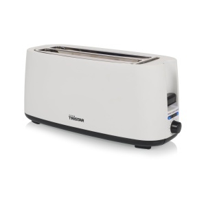 Toaster cu fante lungi Tristar BR-1057, 1400W, 7 trepte de rumenire, alb