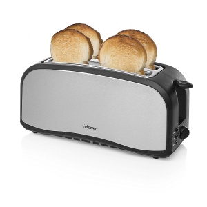 Toaster din inox Tristar BR-1046 cu 6 niveluri de rumenire si suport pentru chifle - Img 2