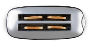 Toaster DOMO DO961T - 2 Toastschlitze pentru 4 Toasts - 1350 W - Negru - Img 4