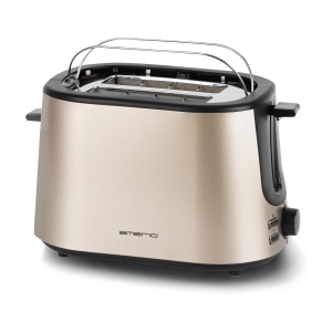 Toaster EMERIO TO-122830.7 cu 2 sloturi, 1000W, inox satin