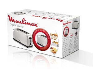 Toaster Moulinex Classic 2 Reb, 1400 W, 2 sloturi, gri inox - Img 7