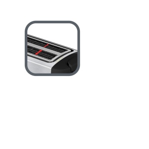 Toaster Moulinex Subito 4, 1700 W, 2 fante, inox - Img 3