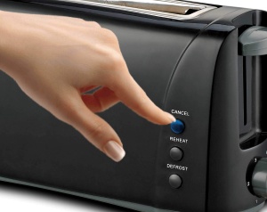 Toaster multifunctional HAEGER Dark Sun 1000W, 6 pozitii, negru - Img 7
