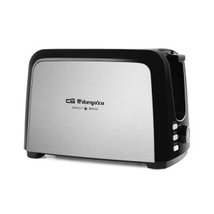 Toaster Orbegozo TO 3060, 750W, 2 sloturi, inox, negrusilver