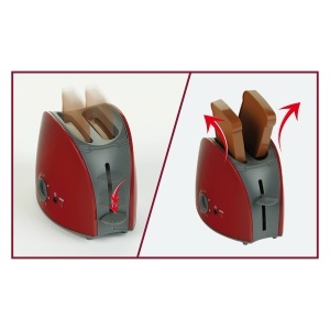 Toaster pentru copii Theo Klein 9578 cu functie mecanica, 2 felii de paine, 15 cm - Img 2