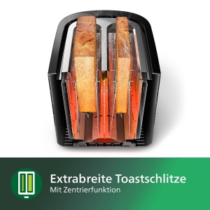 Toaster Philips HD263790, 7 trepte rumenire, functie de dezghetare, negru - Img 5