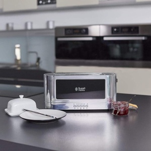 Toaster Russell Hobbs Elegance 1420W cu 6 nivele de rumenire si brat de ridicare - Img 3