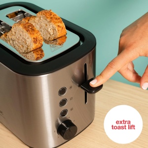 Toaster Solac Buon Giorno Mini Inox, 870W, 2 felii, gri - Img 2