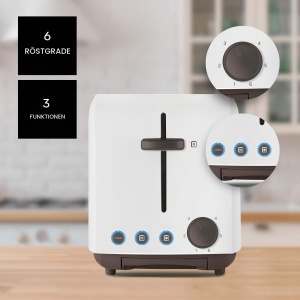 Toaster Taurus Mytoast Duplo, 1450W, 2 fante extra lungi, 7 niveluri de rumenire - Img 3