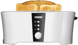 Toaster Unold 38020, 1300 W, 4 functii, AlbNegru
