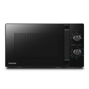 Toshiba MW2-MM20PF(BK) Cuptor cu microunde de sine statator/Cuptor cu microunde solo/20L/800W/5 niveluri de putere cu functie convenabila de dezghetare/Iluminare interioara cu LED/Negru - Img 1