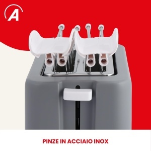Tostadora ARDES ARTOAST05, 2 felii, 600-700W, inox, gri - Img 3