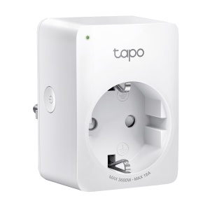 TP-Link Tapo Smart Wi-Fi Socket Tapo P110 cu control al consumului de energie, Smart Home Alexa Socket, Functioneaza cu Alexa, Google Home, Control vocal, Acces de la distanta, Nu este necesar Hub, Mini - Img 1